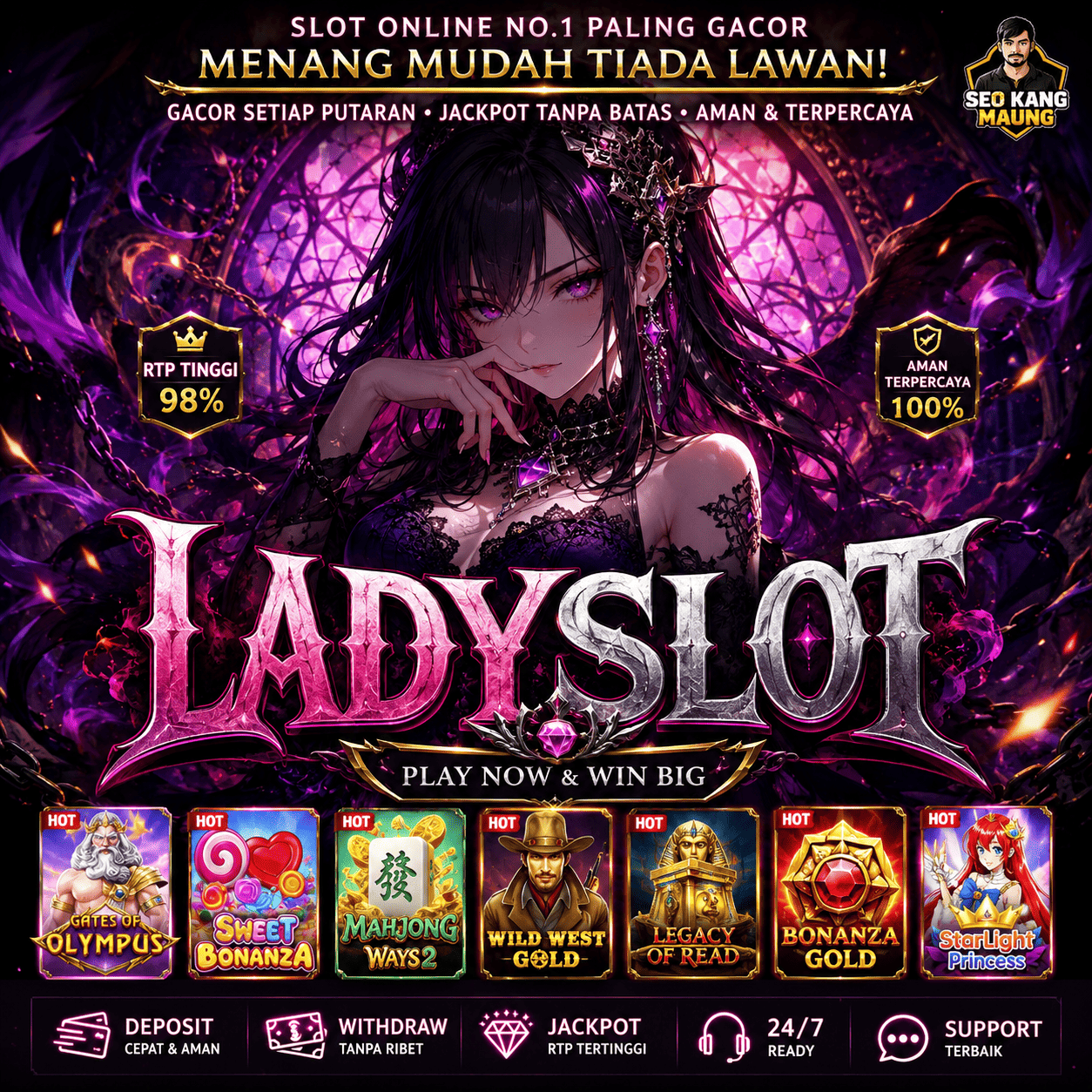 LADYSLOT | Hiburan Game Online Praktis dengan Pilihan Favorit by Hey siriusly